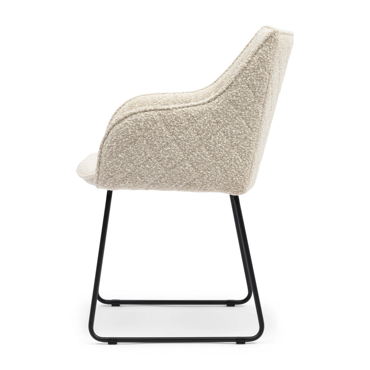 Rivièra Maison Dining Chair Frisco Drive White Sand Boucle