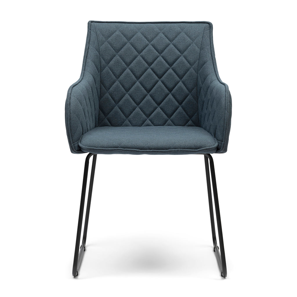 Rivièra Maison Dining Chair Frisco Drive Sea Blue Belgium Weave