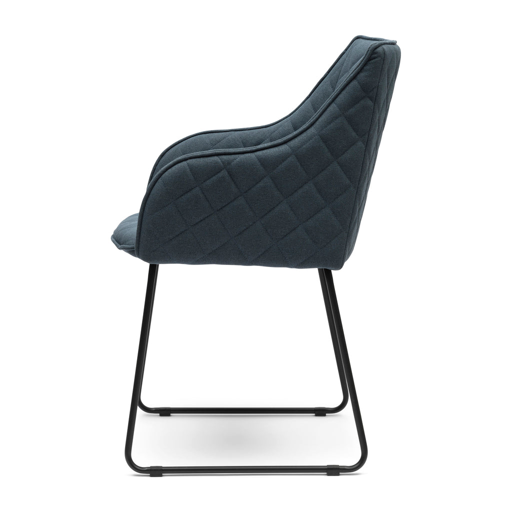 Rivièra Maison Dining Chair Frisco Drive Sea Blue Belgium Weave