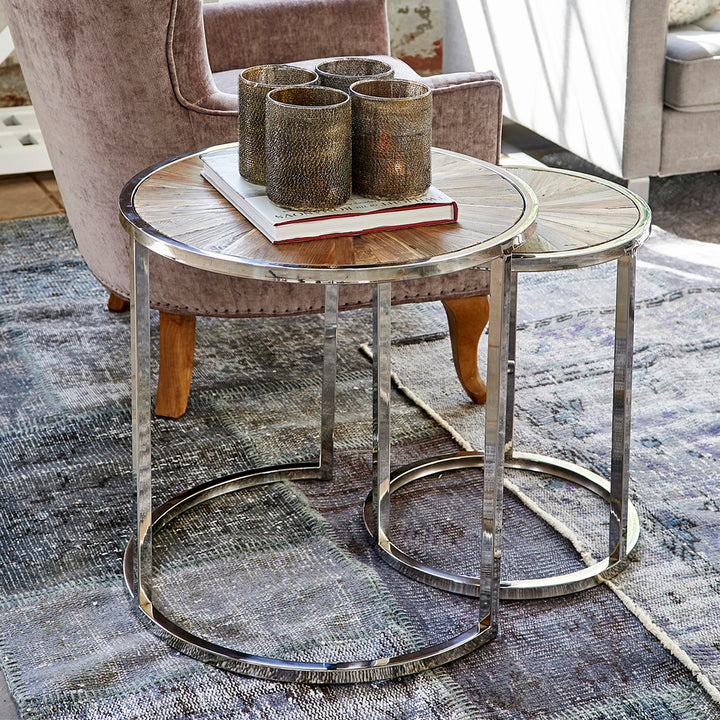 Rivièra Maison Side Table Greenwich Set of 2