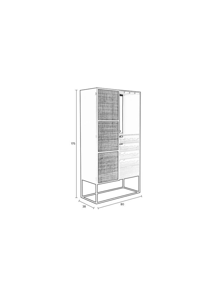 Guuji Wine Cabinet High