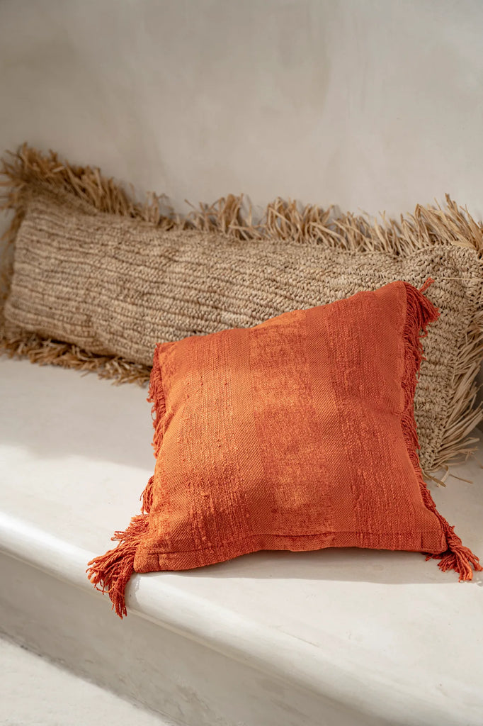 The Raffia Cushion - Natural - 35x100