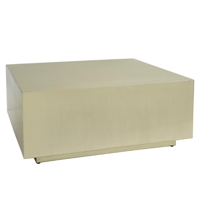 PTMD Coffee Table Irvy Matt Gold Square SV2