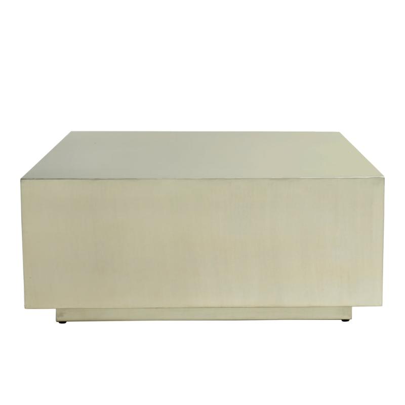 PTMD Coffee Table Irvy Matt Gold Square SV2