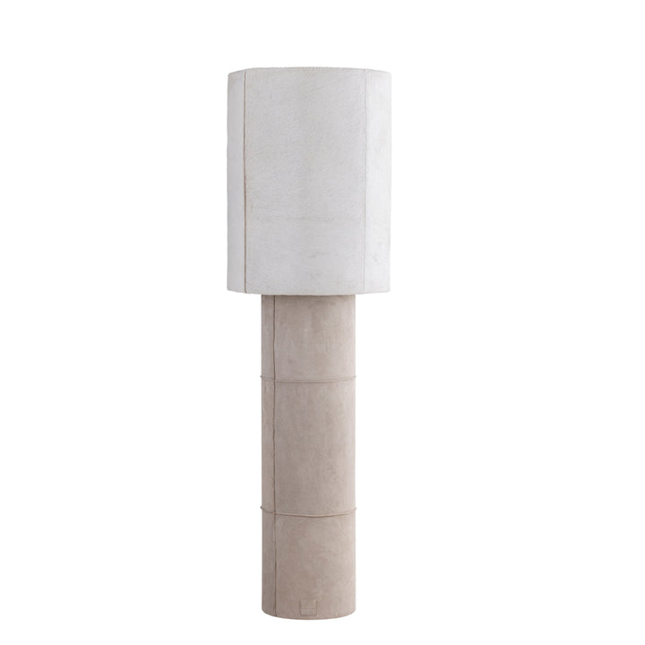 PTMD Joanne Beige Wildleder Stehlampe