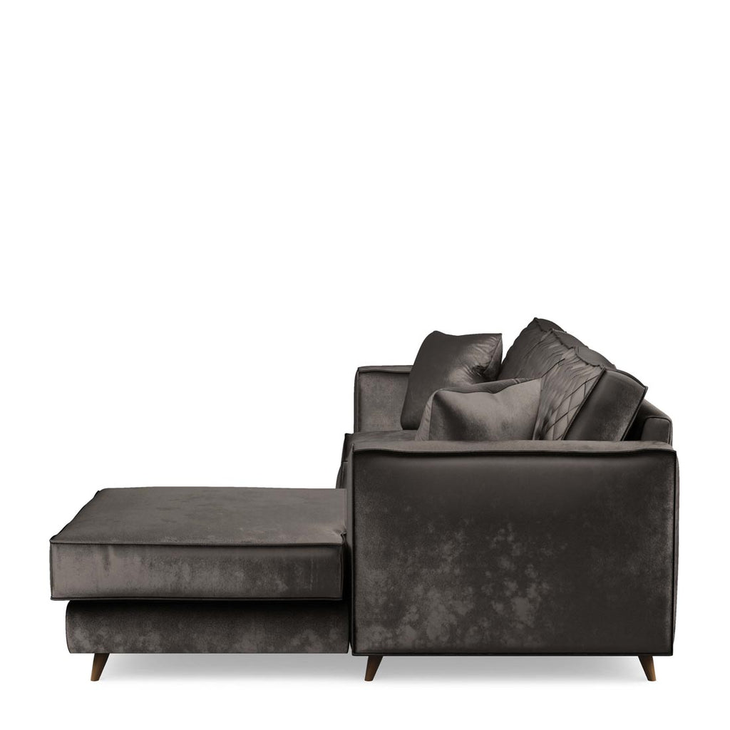 Rivièra Maison Chaise Longue Bank Rechts Kendall Grimaldi Grey