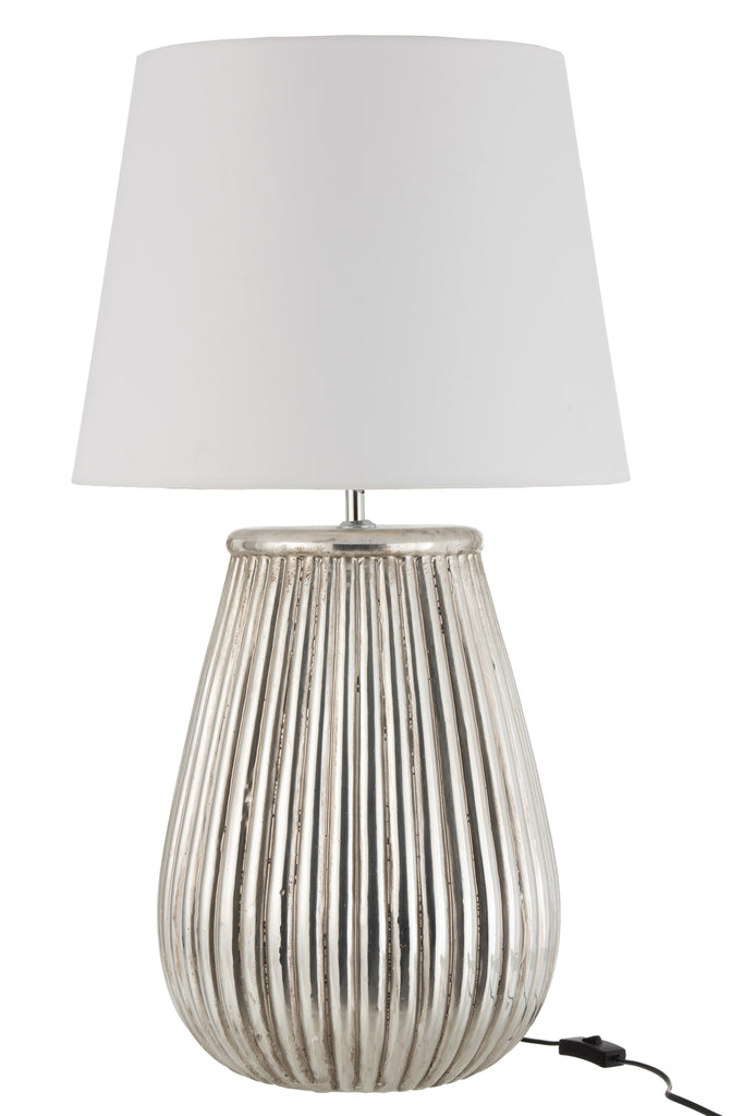 Lamp Earthenware Silver