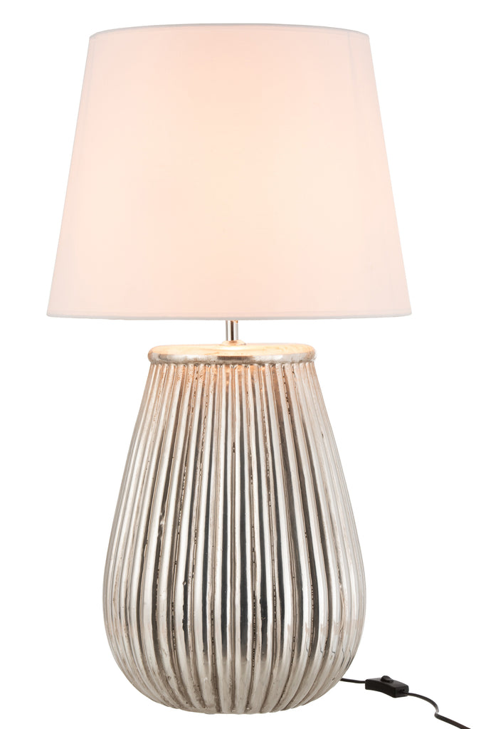 Lamp Earthenware Silver