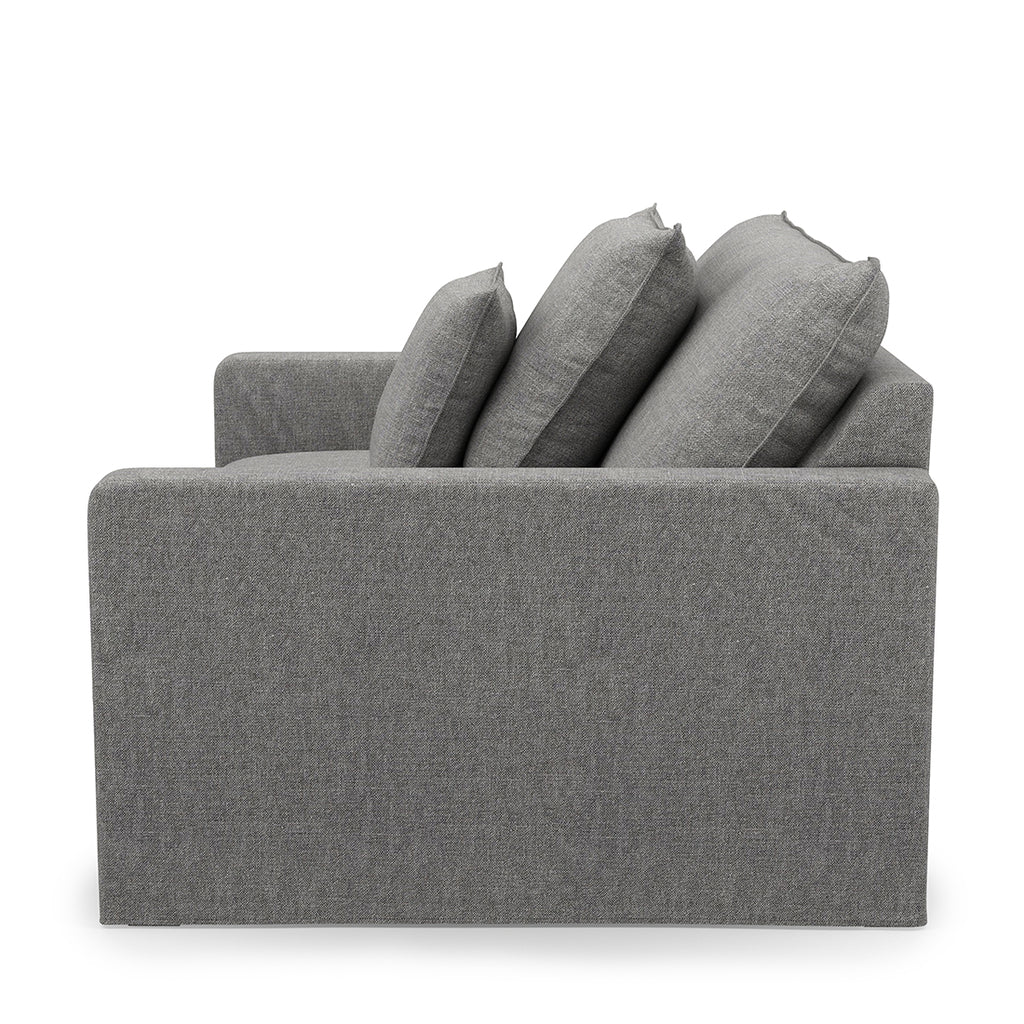 Rivièra Maison Love Seat Lennox Grey Washed Cotton