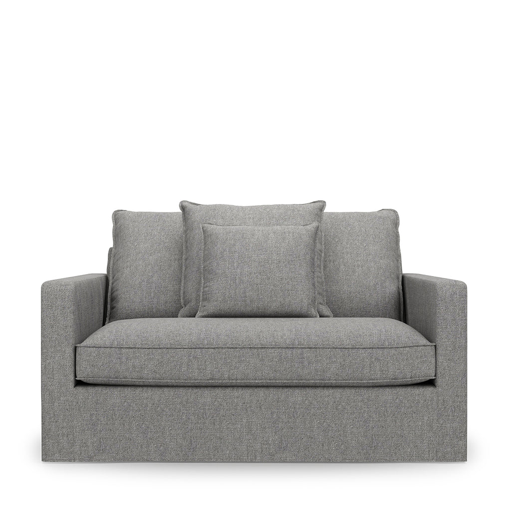 Rivièra Maison Love Seat Lennox Grey Washed Cotton