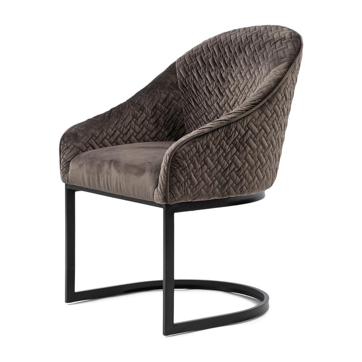 Rivièra Maison Dining Chair Lincoln Anthracite Velvet