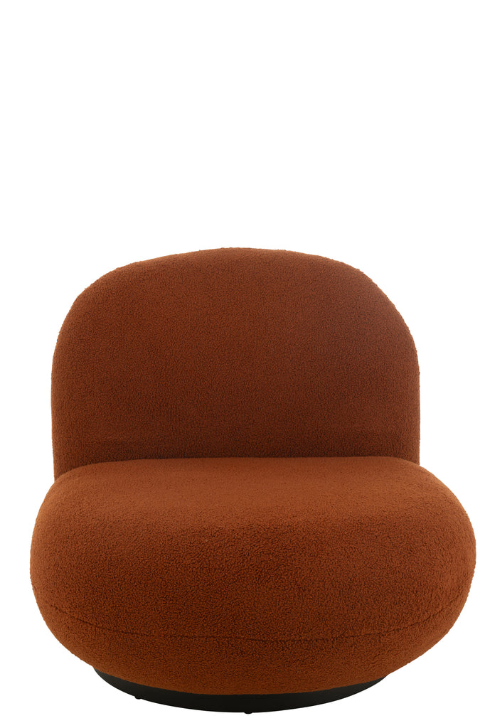 J-Line Lounge Chair Schneepappelholz Orange