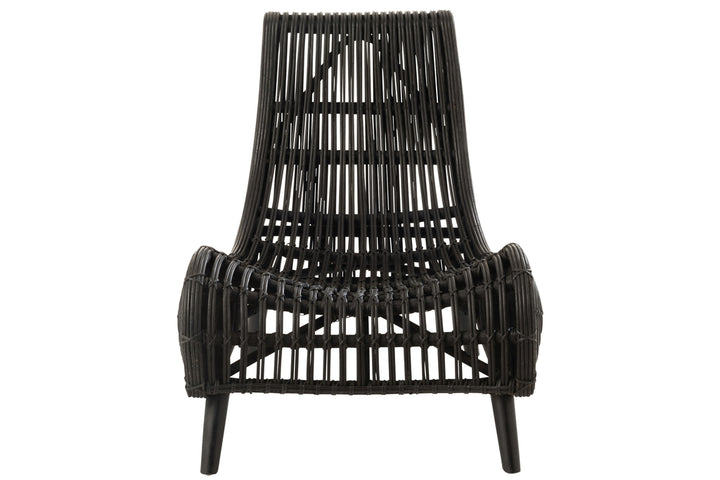 J-Line Liege Rattan Schwarz