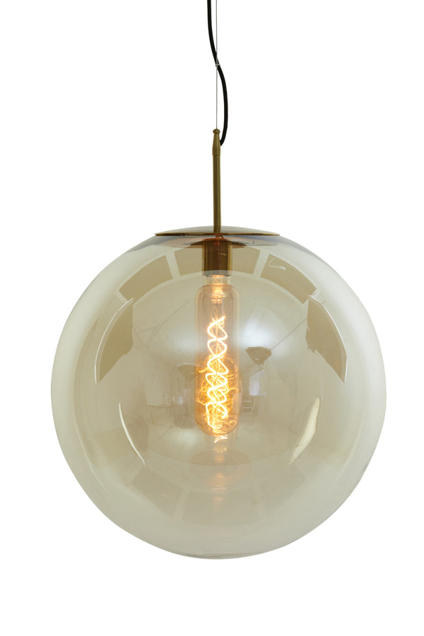 Hanglamp Medina - Glas Amber 48cm