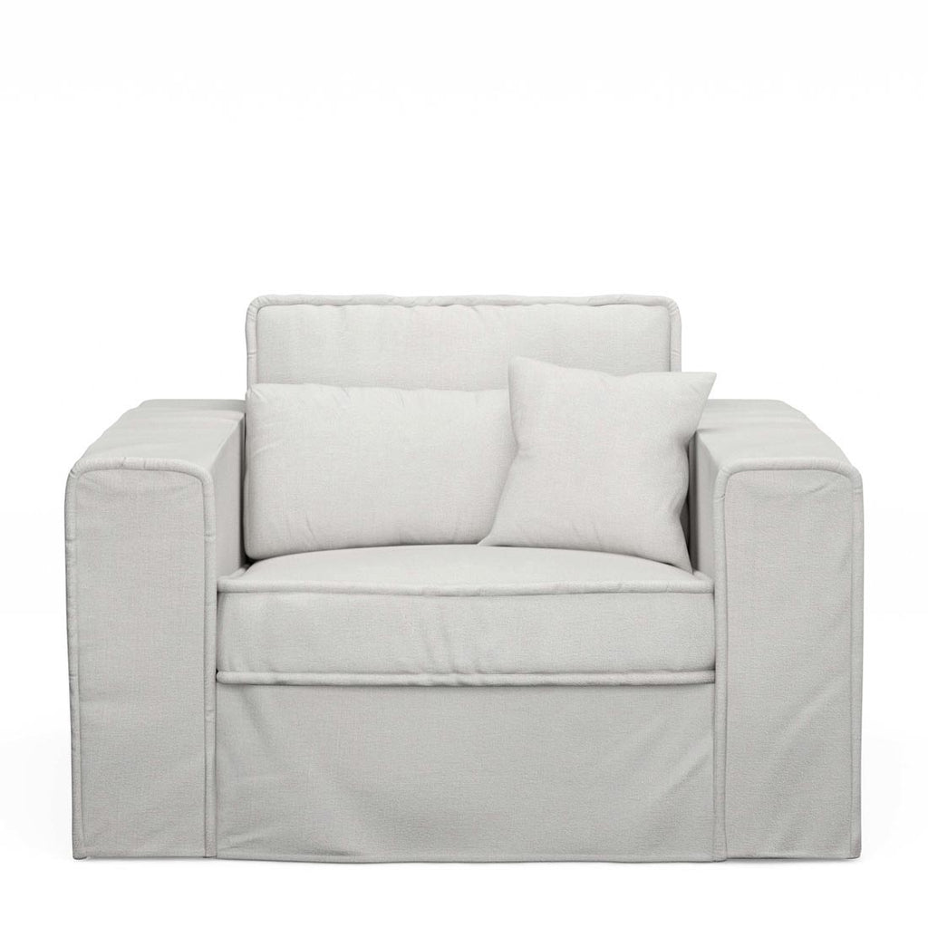 Rivièra Maison Loveseat Metropolis Ash Gray Washed Cotton