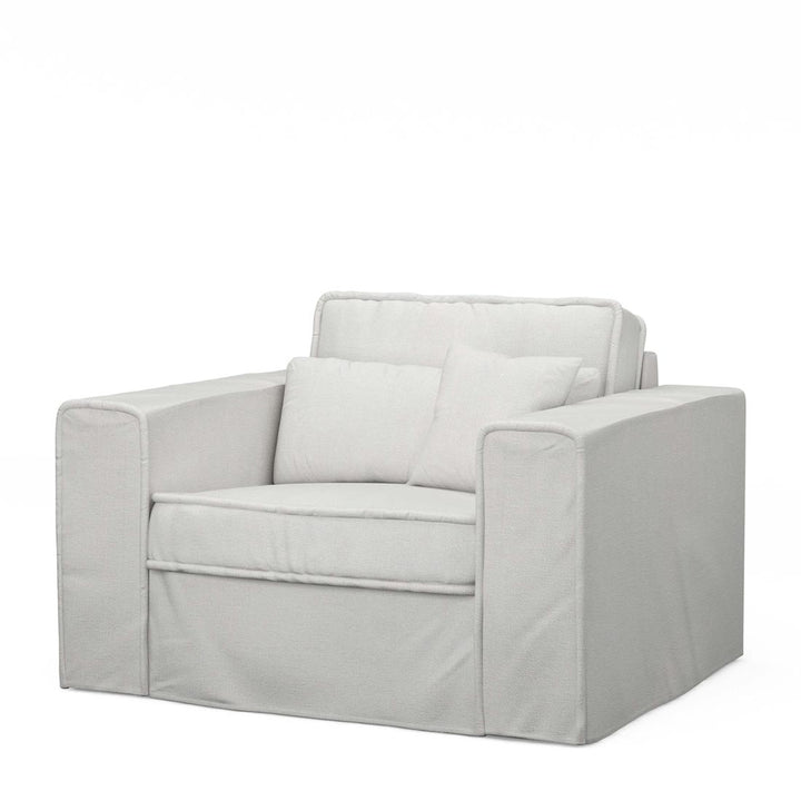 Rivièra Maison Loveseat Metropolis Ash Gray Washed Cotton