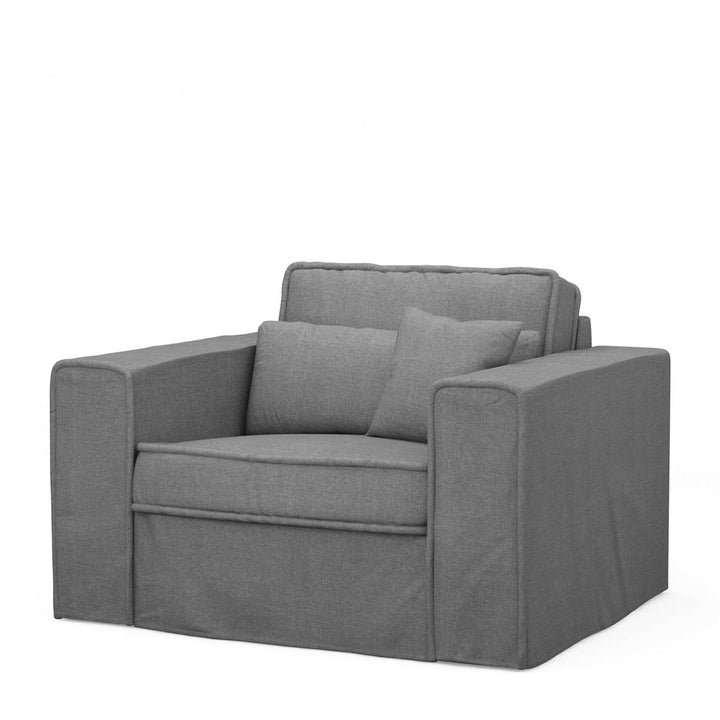 Rivièra Maison Loveseat Metropolis Gray Washed Cotton