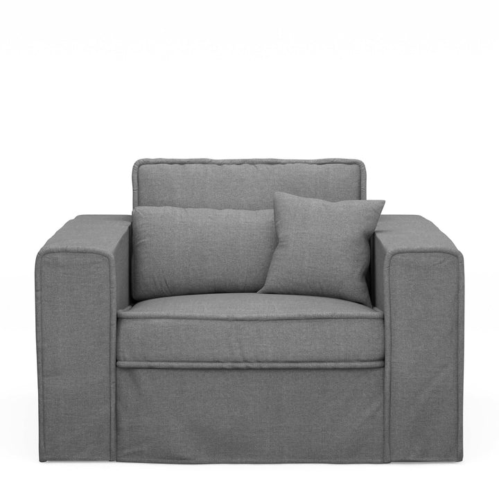 Rivièra Maison Loveseat Metropolis Gray Washed Cotton