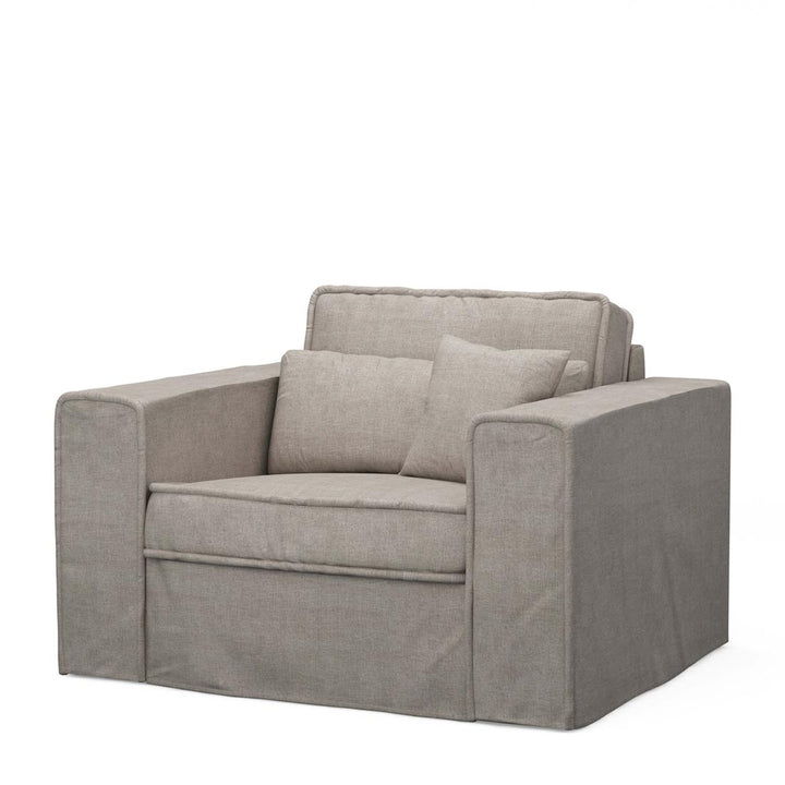 Loveseat Metropolis Stone Washed Cotton 