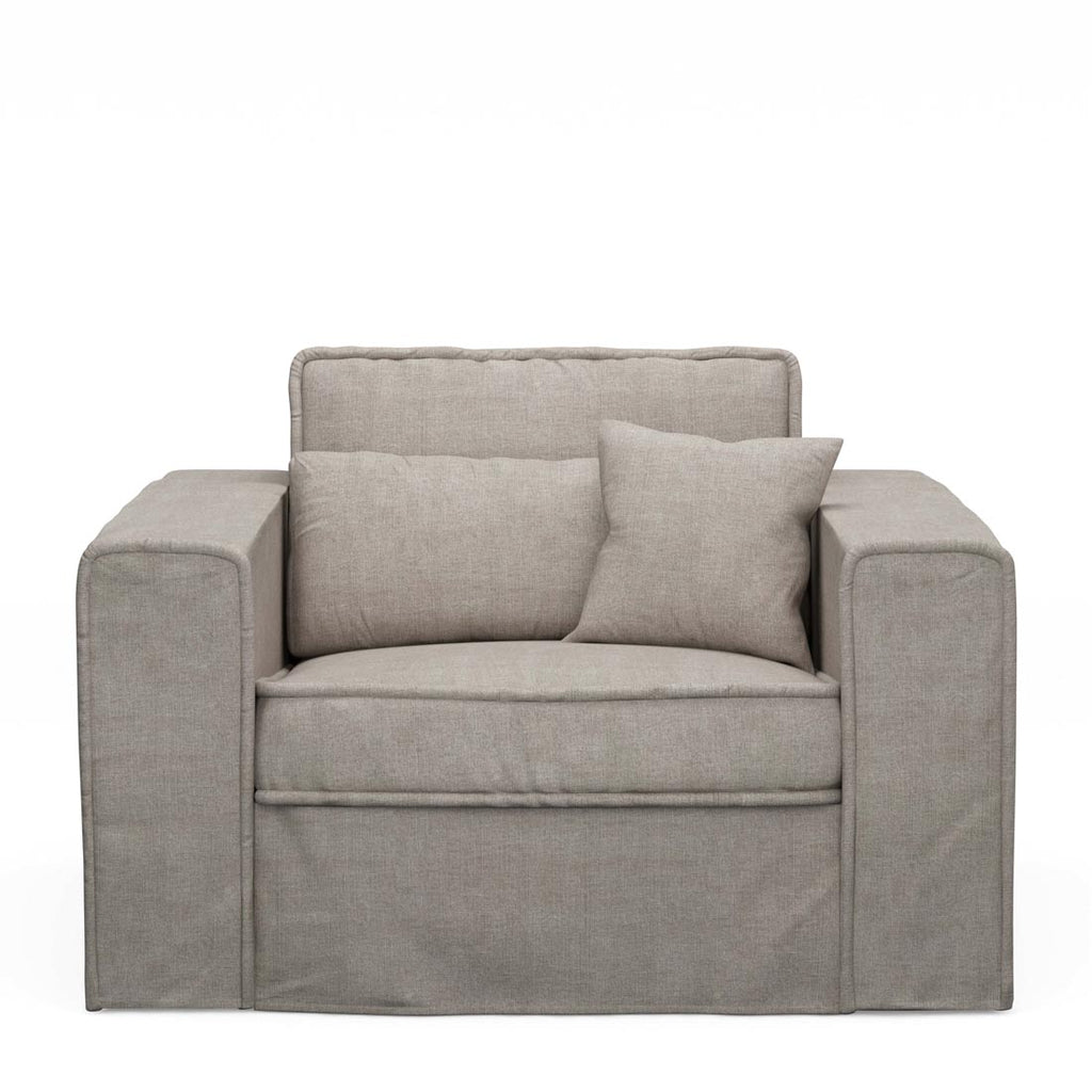 Loveseat Metropolis Stone Washed Cotton 