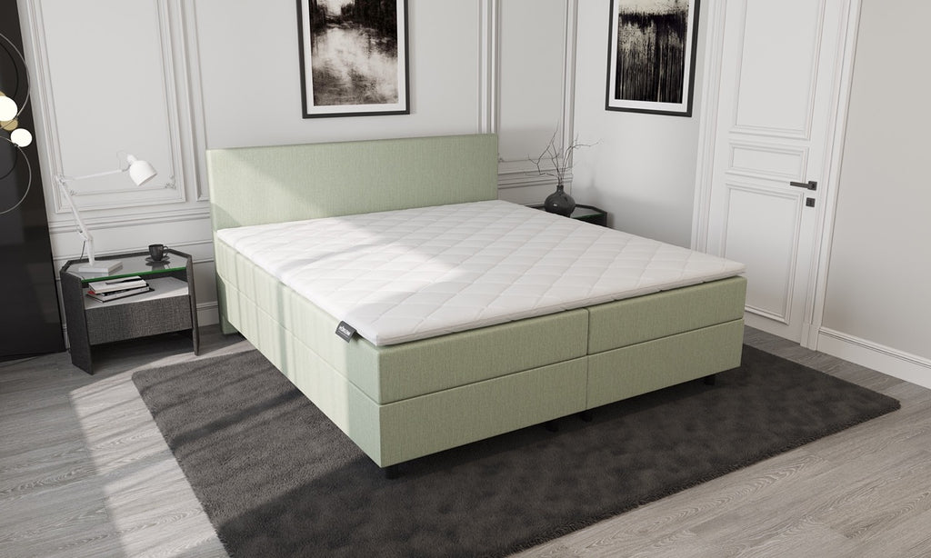 Mörgenn Storage Boxspring Green 140x210