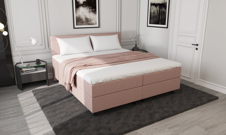 Mörgenn Opberg Boxspring Oud Roze 180x210