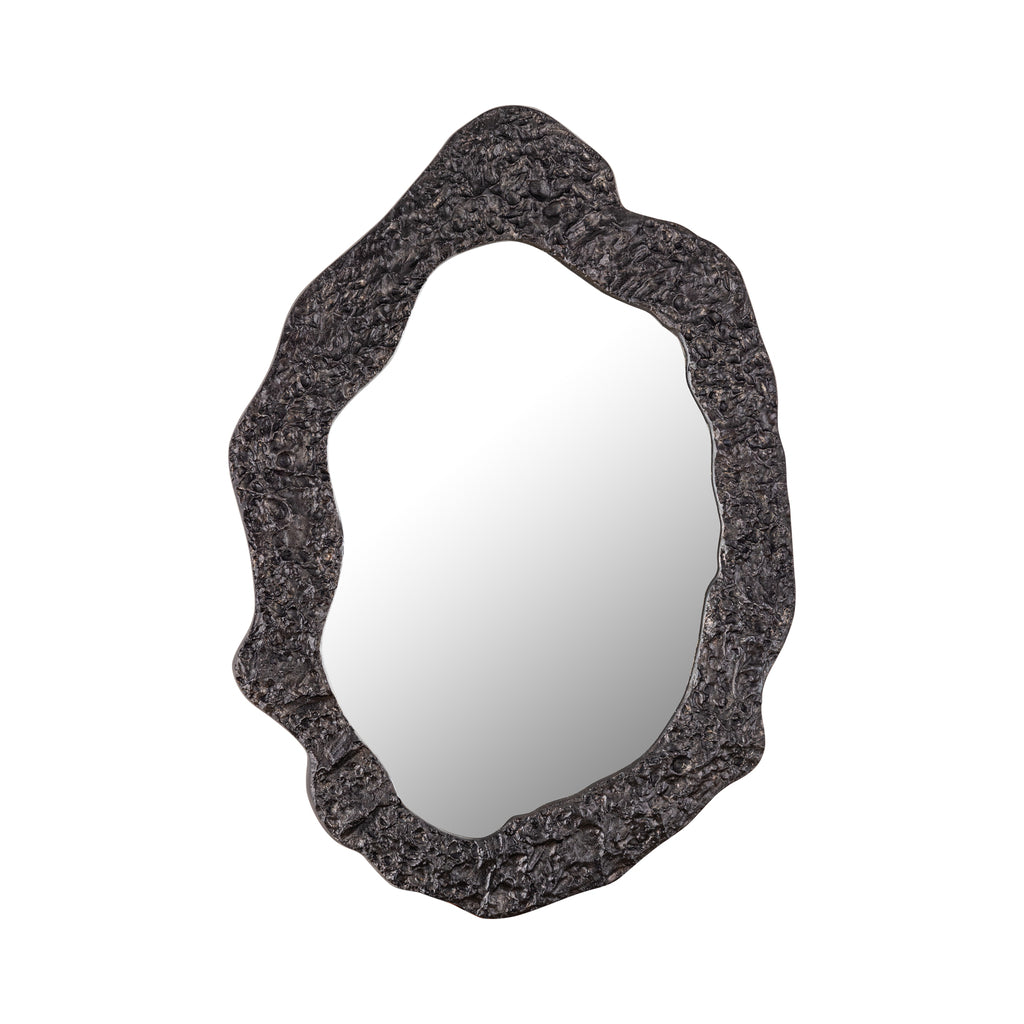 PTMD Mirror Morina Black Shaped