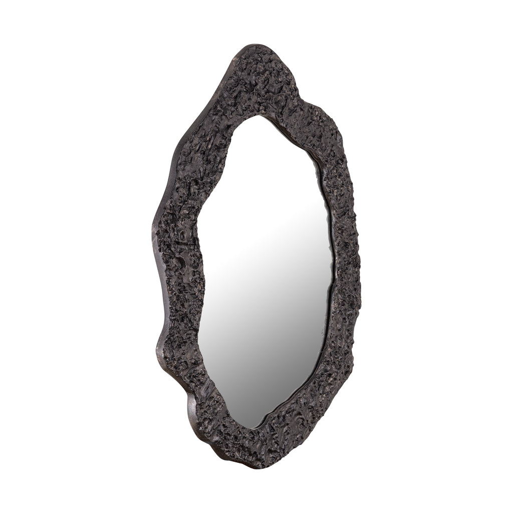 PTMD Mirror Morina Black Shaped