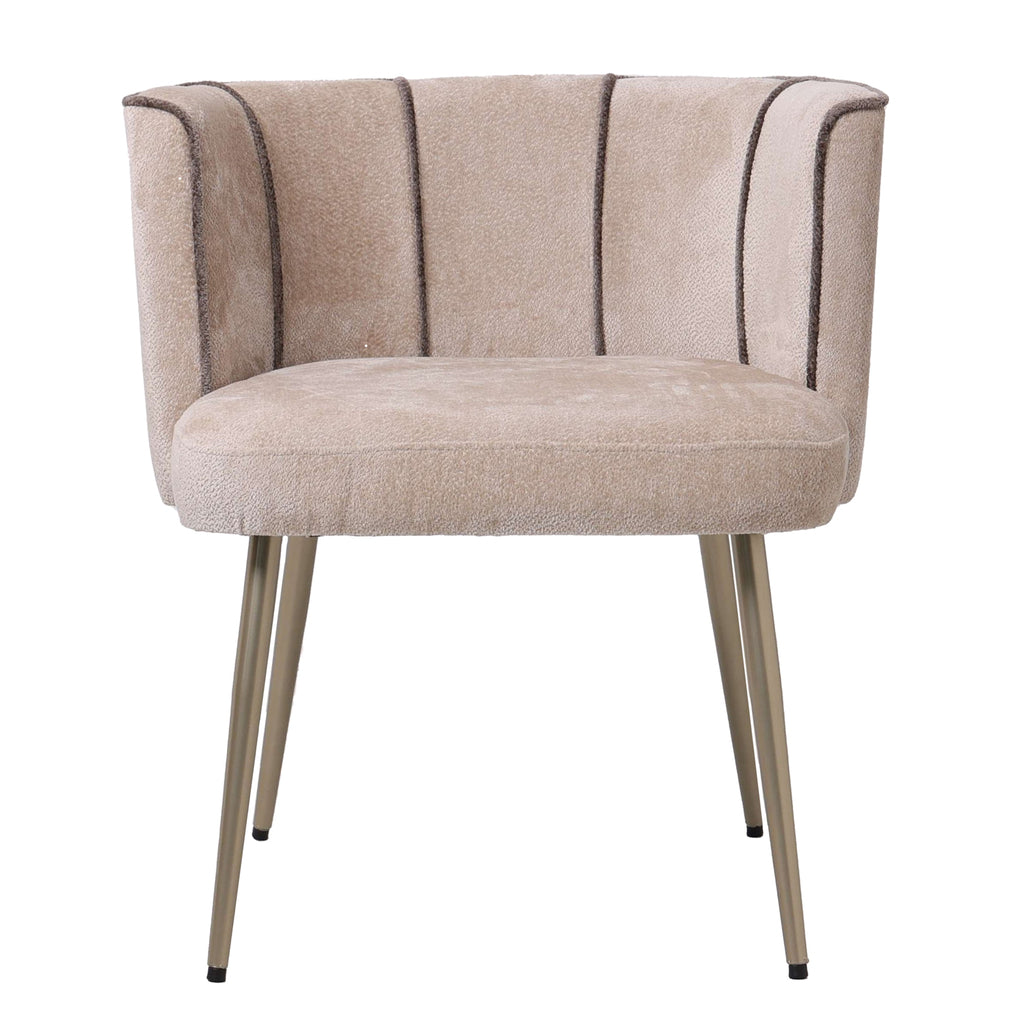 PTMD Nell Beige Dining Chair Aphrodite