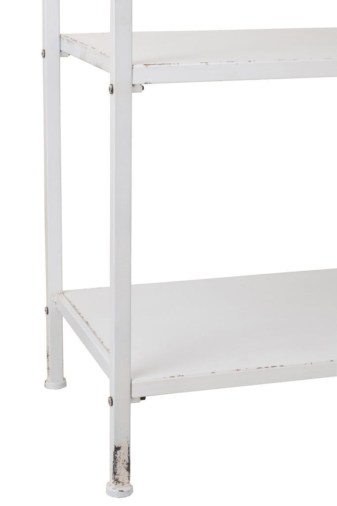 J-Line Wandrek Shelves Metaal/Wit