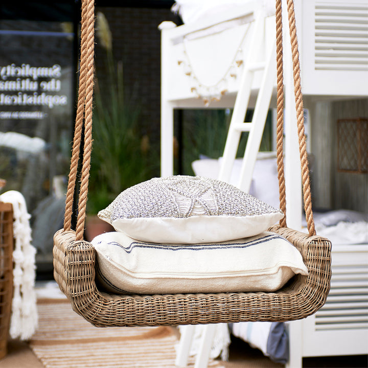 Rustic Rattan Outdoor Ibiza Swing