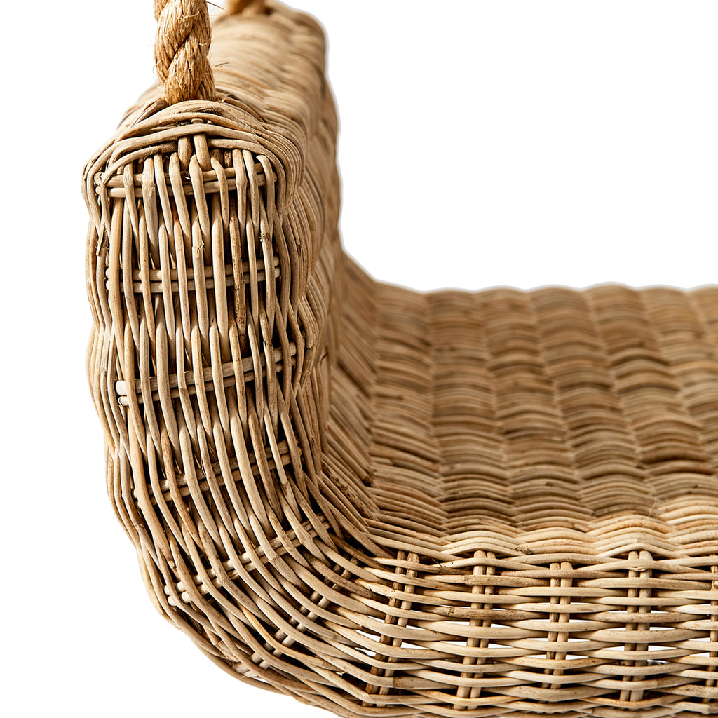 Rustic Rattan Outdoor Ibiza Swing