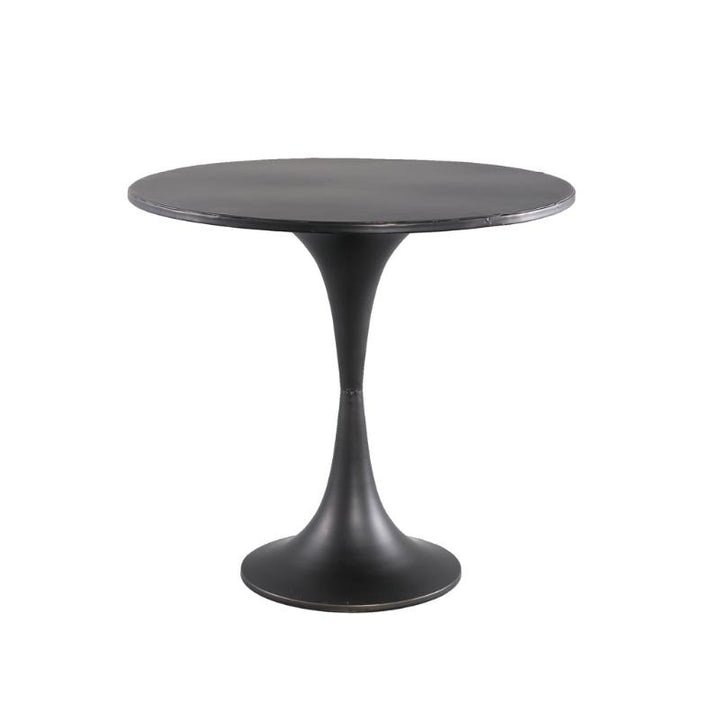 PTMD Side Table Saldis Set of 2 Black Round