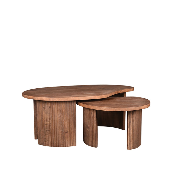 LABEL51 Timon Espresso Mango Wood Coffee Table