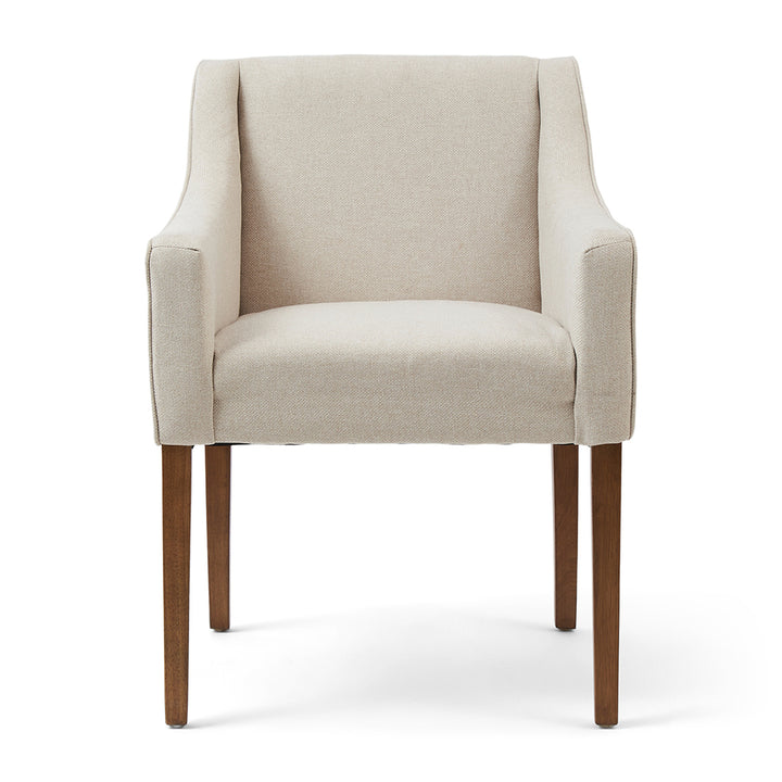 Riviera Maison Dining Chair Savile Row Flanders Flax Oxford Weave