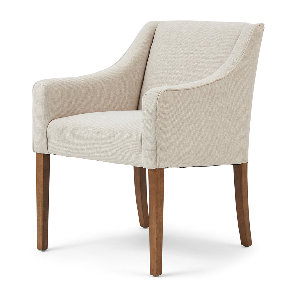 Riviera Maison Dining Chair Savile Row Flanders Flax Oxford Weave