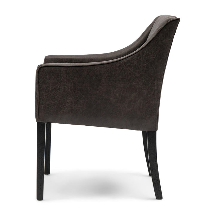 Riviera Maison Dining Chair Savile Row Espresso Pellini