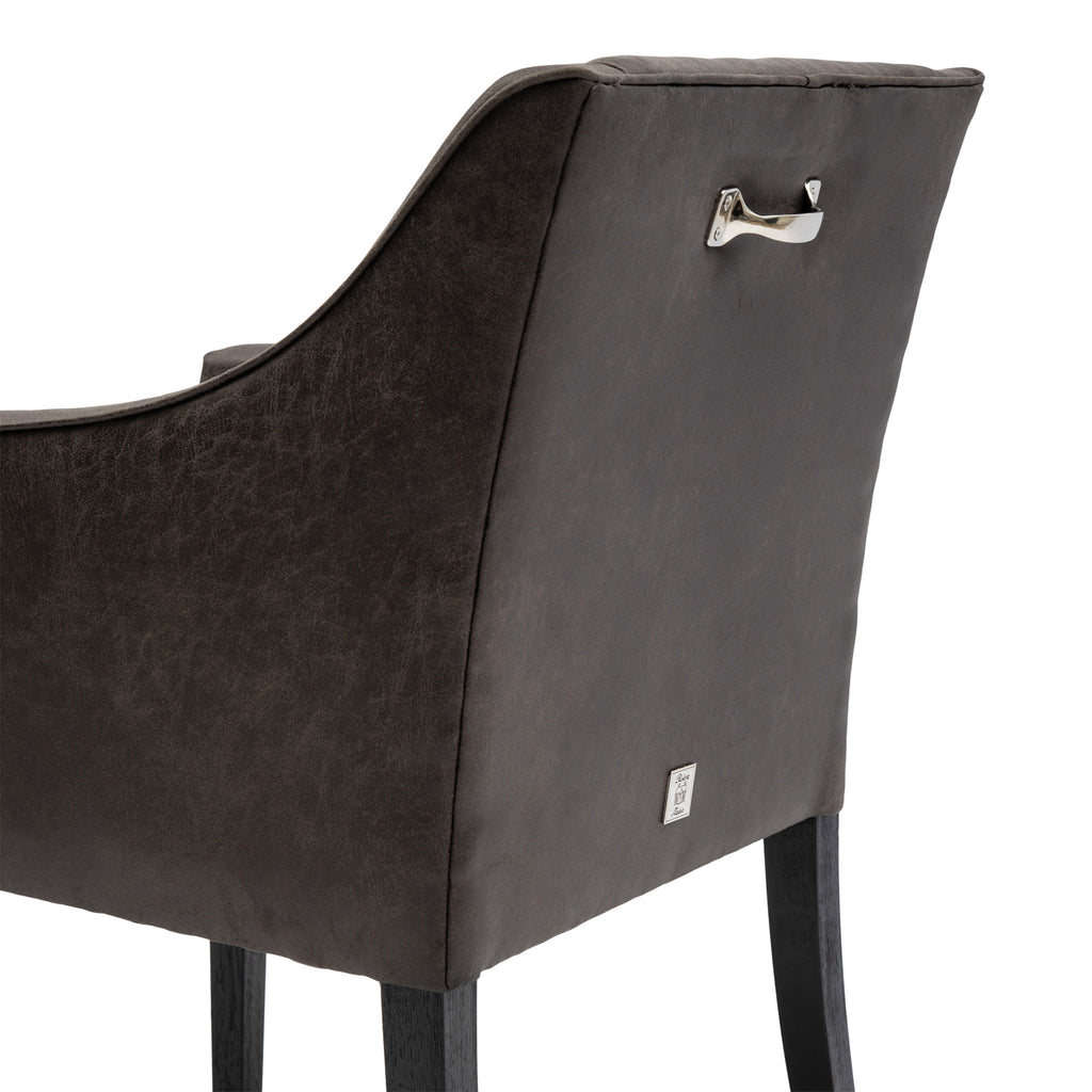 Riviera Maison Dining Chair Savile Row Espresso Pellini