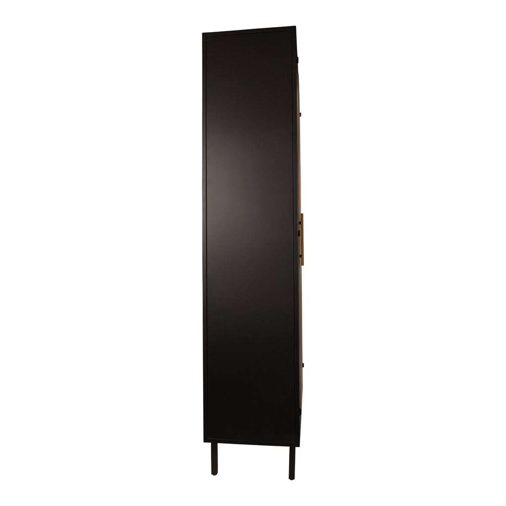 PTMD Wall cabinet Sayan Black Gold