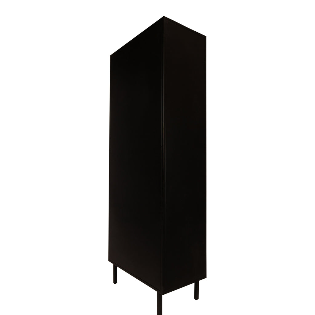 PTMD Wall cabinet Sayan Black Gold