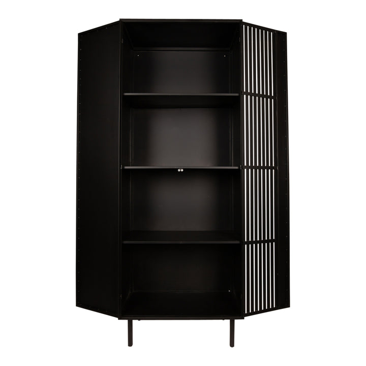 PTMD Wall cabinet Sayan Black Gold