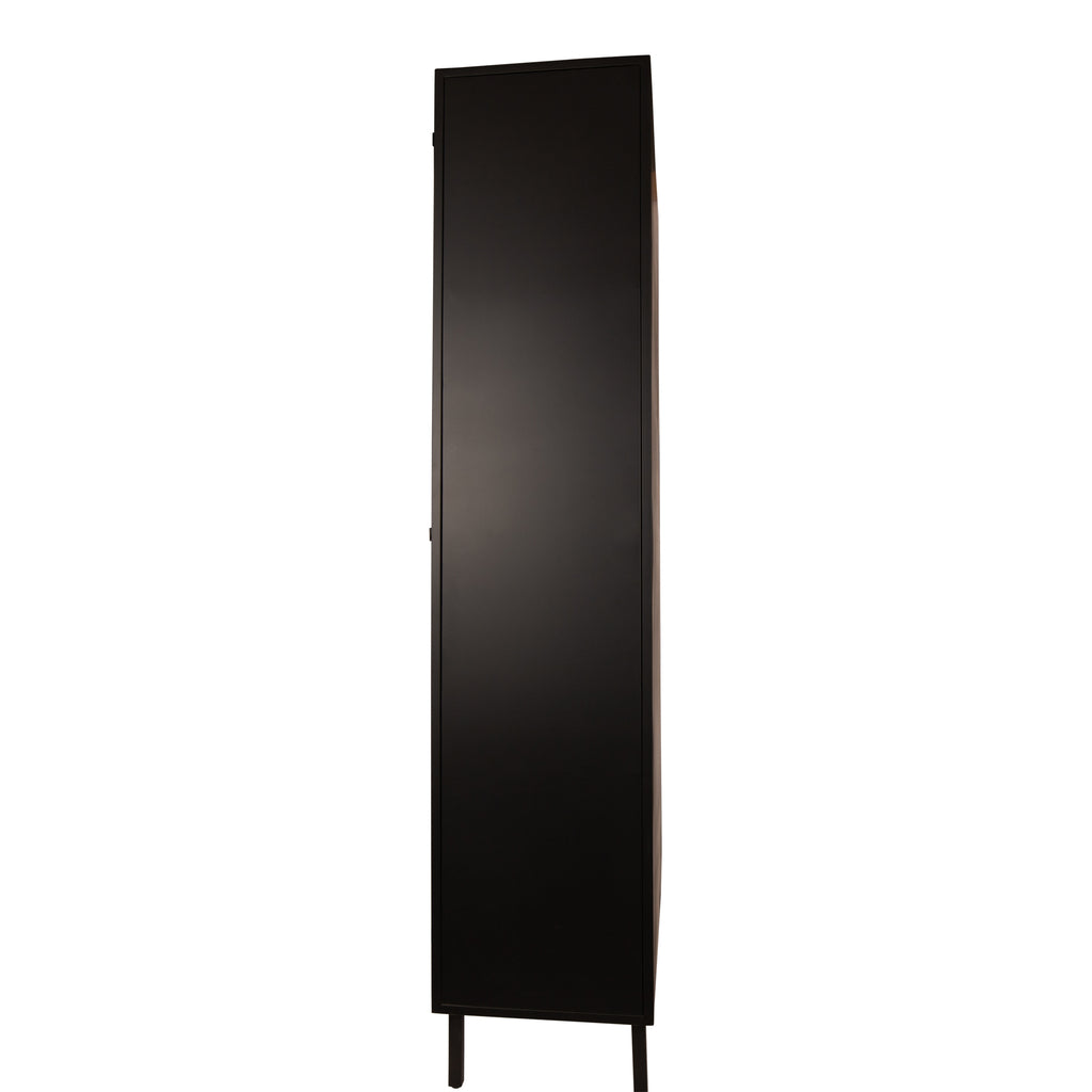 PTMD Wall cabinet Sayan Black Gold