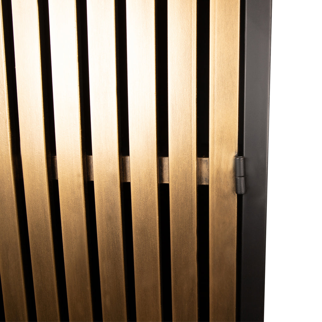 PTMD Wall cabinet Sayan Black Gold