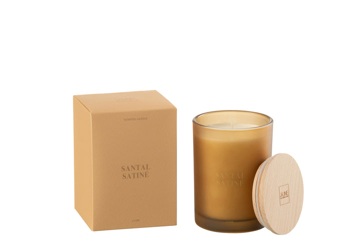 J-Line Scented Candle Santal Satiné