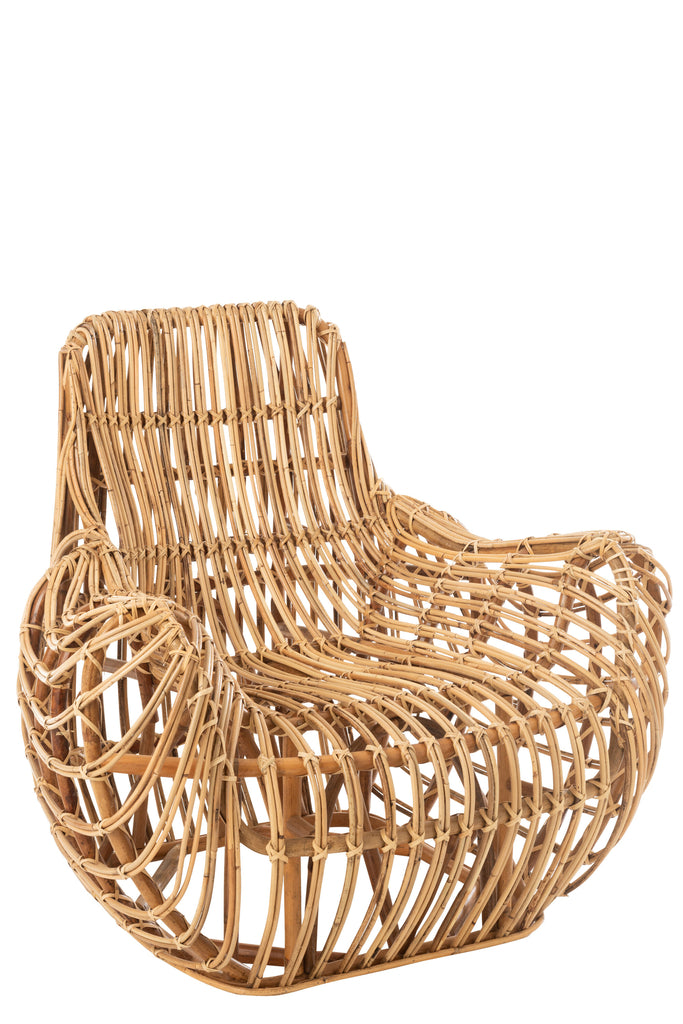 J-Line Stuhl Ana Rattan Natur