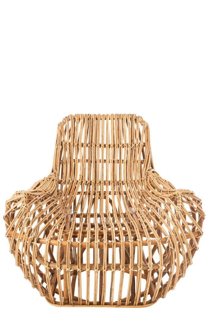 J-Line Stuhl Ana Rattan Natur