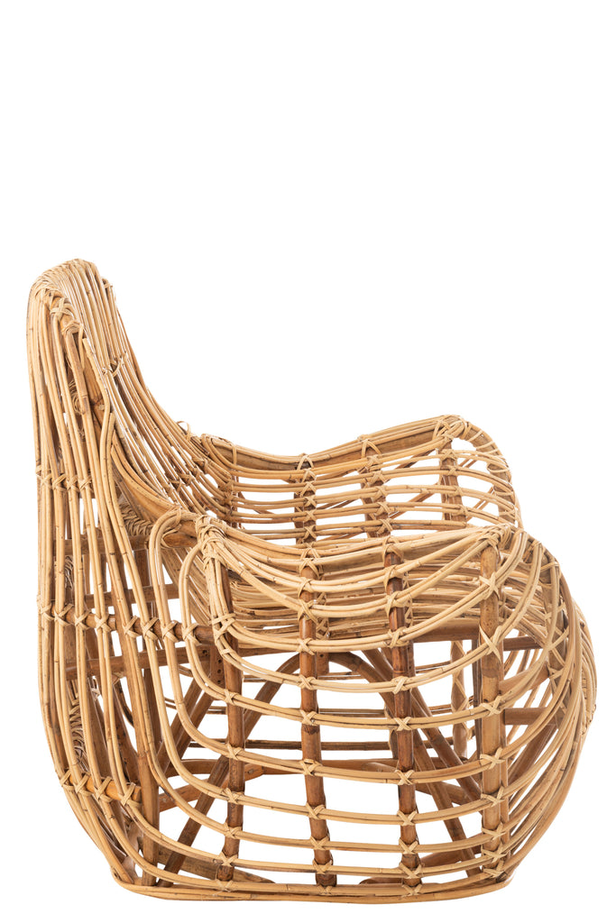 J-Line Stuhl Ana Rattan Natur