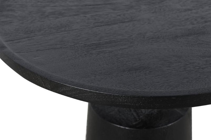 PTMD Side table Seva Black Round