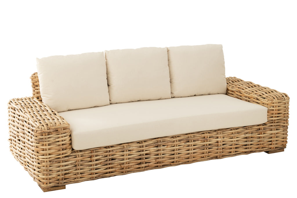 J-Line Sofa 3 persoons Rotan