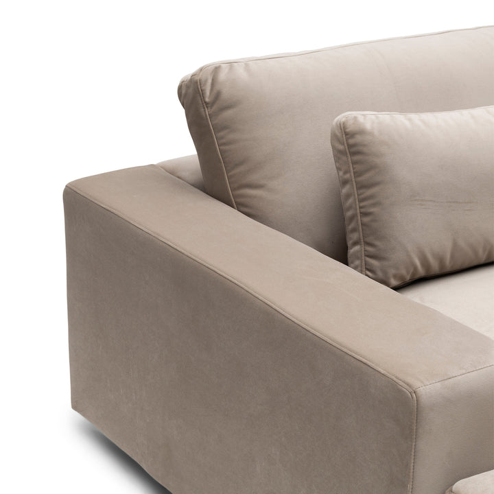 Stephen Chaise Longue Left Light Taupe 